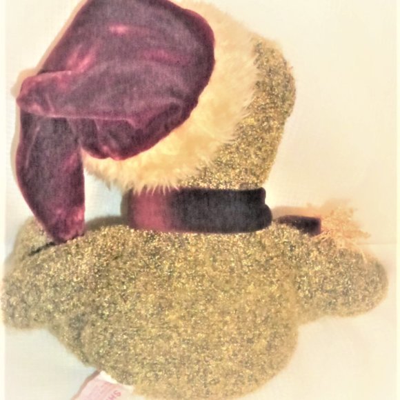 14" Vintage TEDDY BEAR Russ Berrie & Co. SHIMMERS Stuffed Animal Stuffed Toy Col - Picture 3 of 5